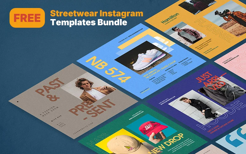 Streetwear Instagram template preview